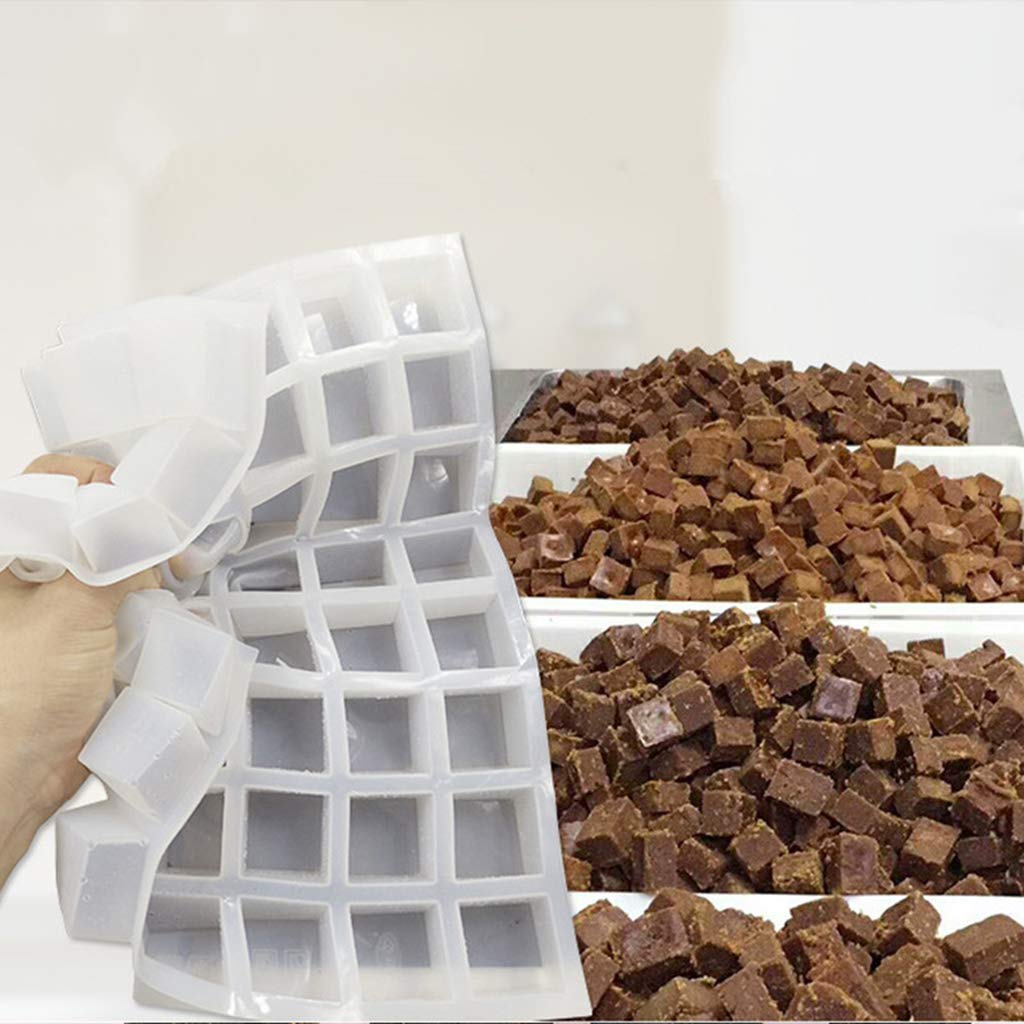 Lot de 100 moules en silicone creux pour chocolats et chocolats