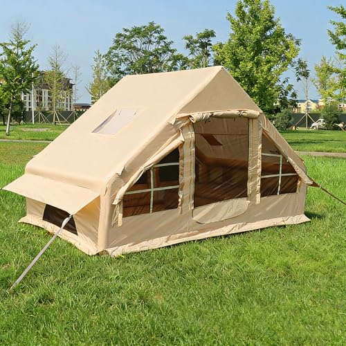 Tente gonflable par temps froid pour camping familial et nuits étoilées