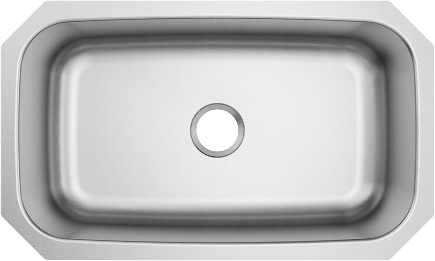 Moen GS18110 18000 Series 30-inch 18 Gauge Undermount Single Bowl Stainless Steel Kitchen Sink, 10-inch Depth