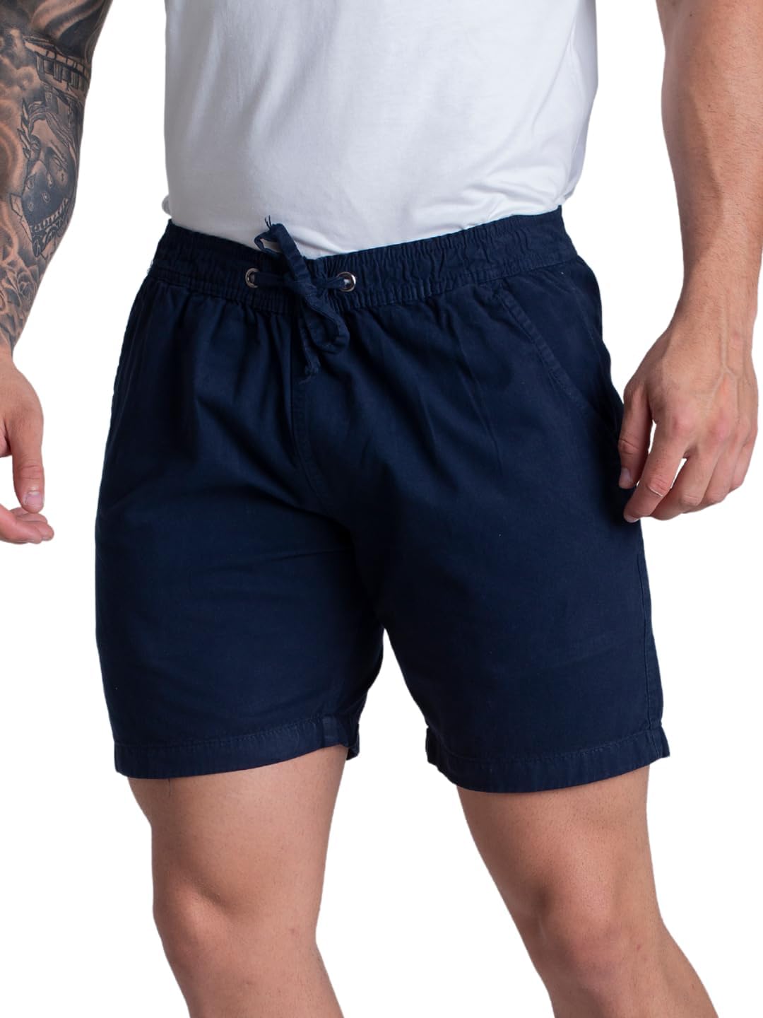 Short Mauricinho Sarja Brim Bermuda Masculina Colorida.