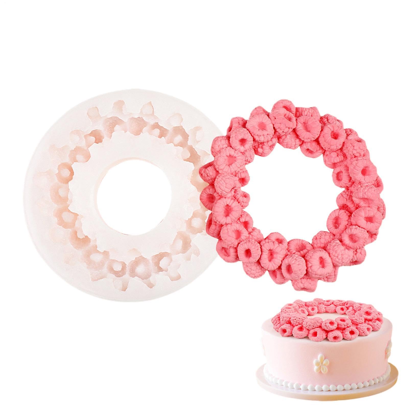 Molde de silicona para frambuesas que evita que tus postres se rompan