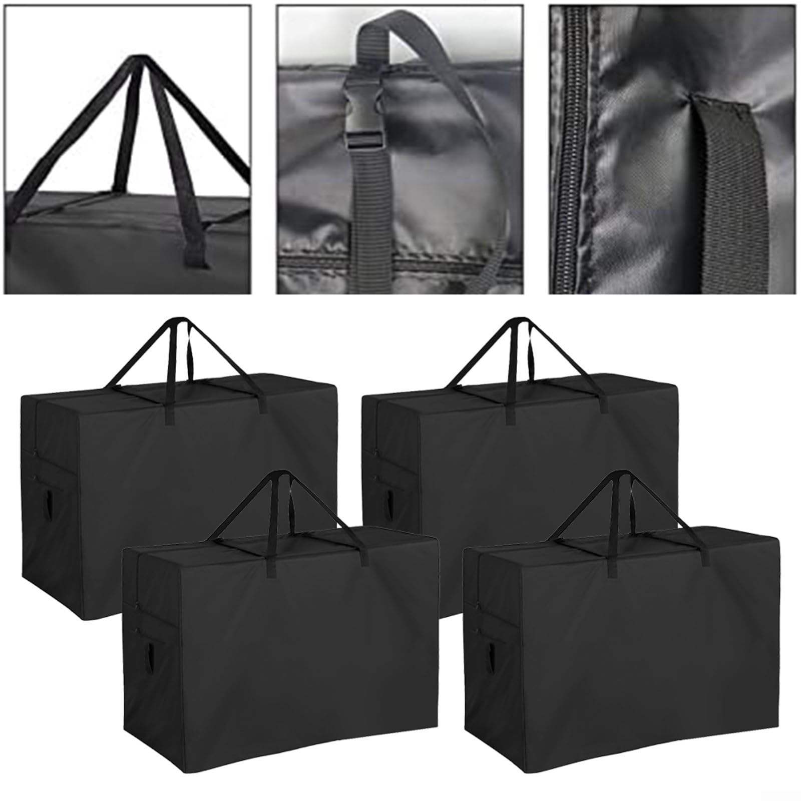 Borsa portaoggetti pieghevole per materasso, tessuto Oxford 420D, tripla piega per biancheria da letto, cuscini, coperte, vestiti (84 x 41 x 69 cm)
