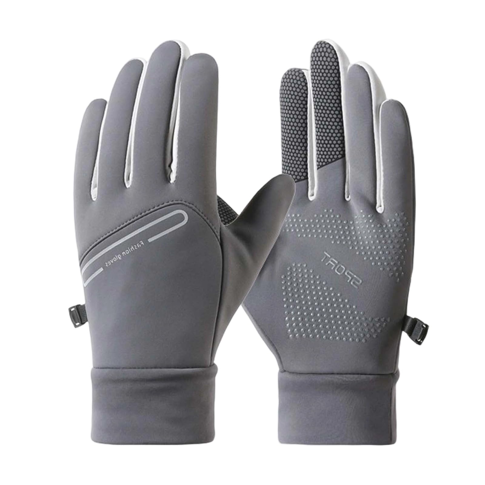 Lightweight Winter Gloves for Men Women Touchscreen Thermal Glove Non-Slip Elastic Cuff Gloves Warm Running Glove