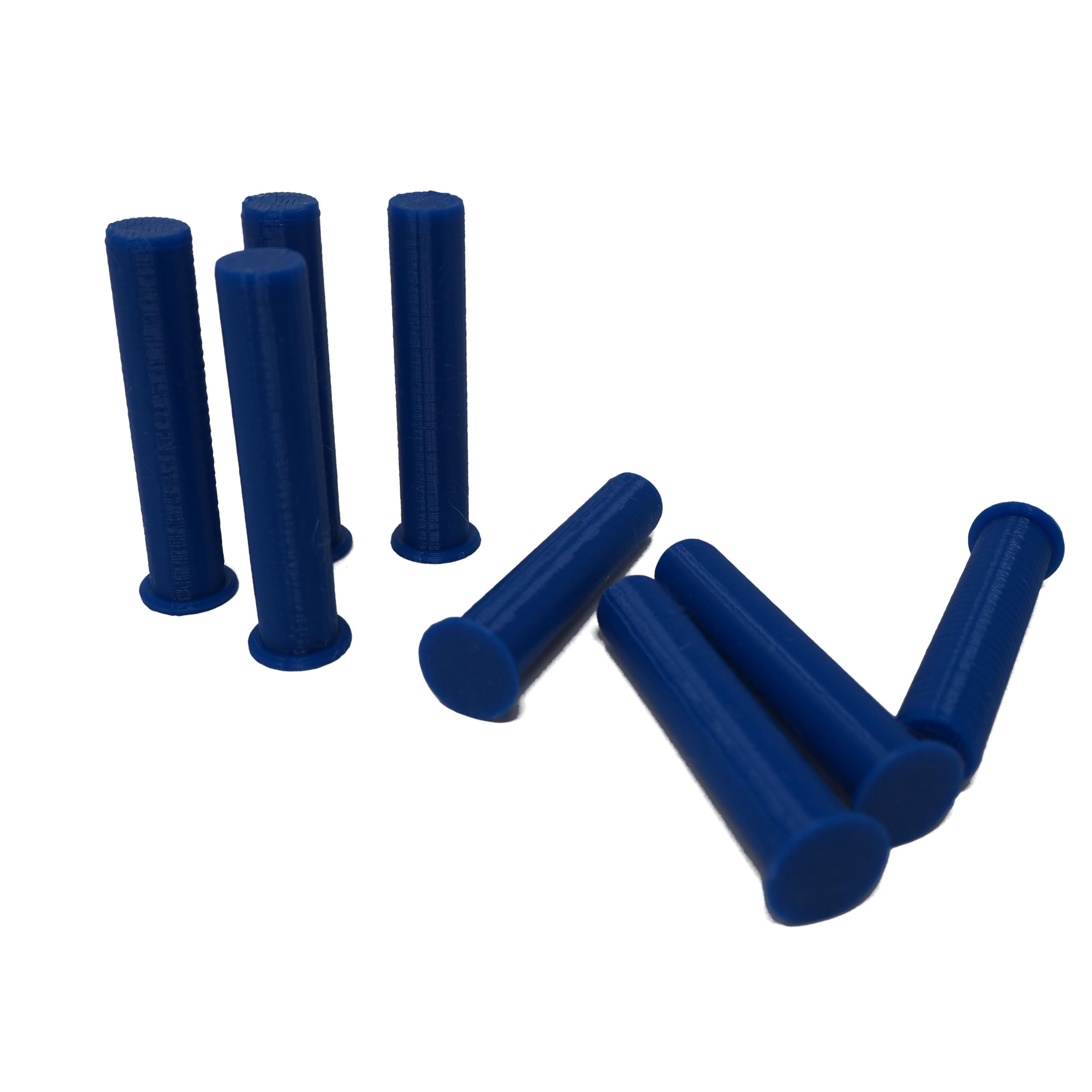 8 Pack Worktop Jig Location Pegs Pins for Locating Router Routing Template 10mm x 50mm (Blue) - Image 2