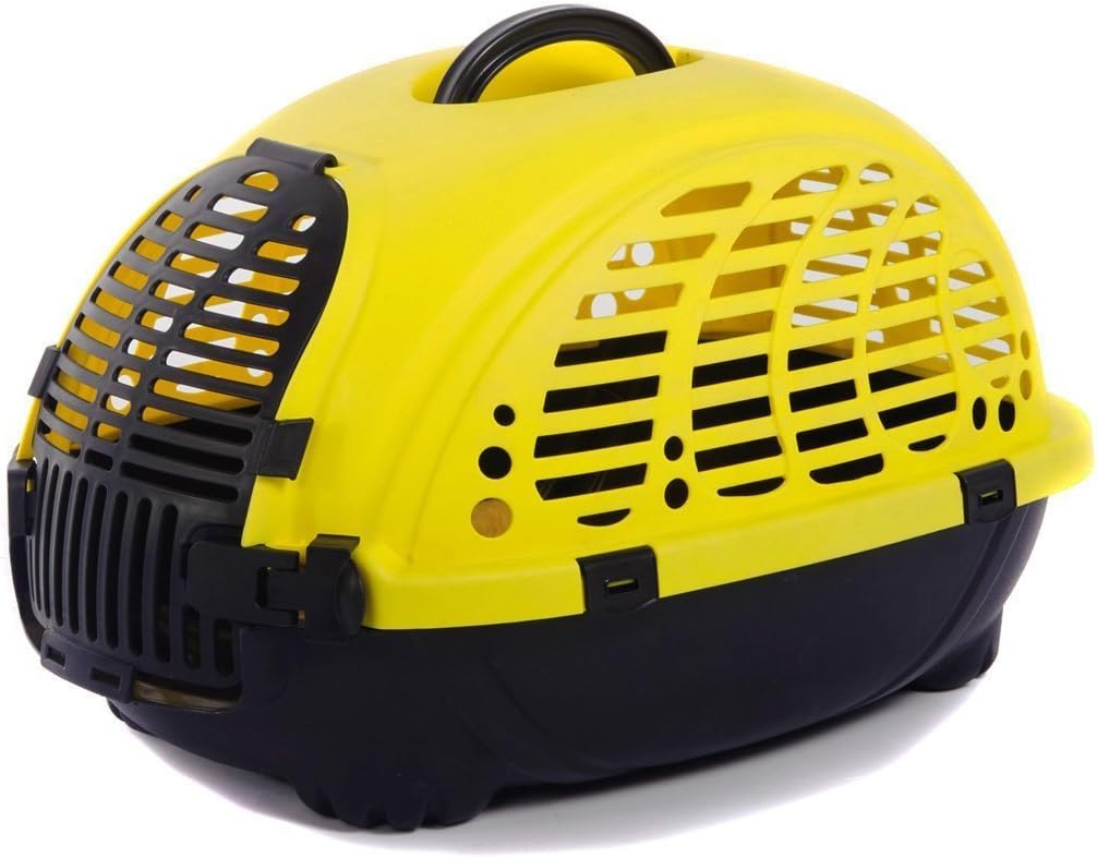 Favorite Cart Travel Portable Small Animal Cat Dog Pet Carrier, Yellow