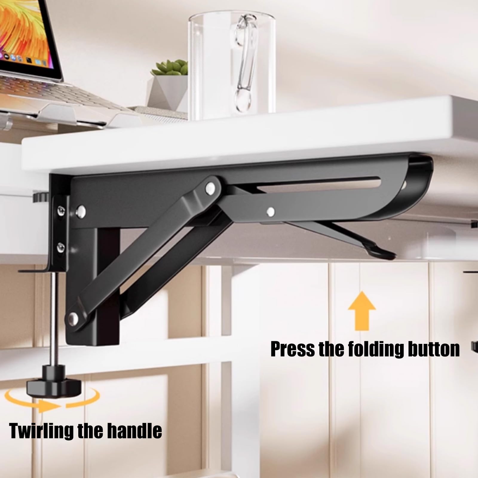 Naturepanda Tafelverlenging, Vastklemmende Bureau