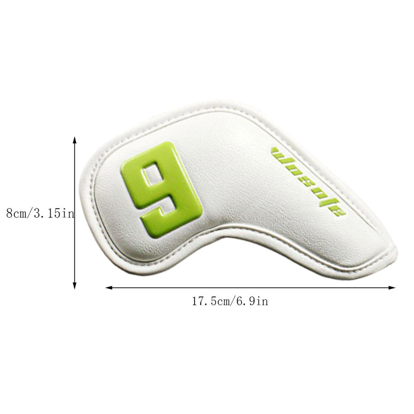 Fer Golf - Couvre-Chefs Fer Golf étanches Couvre- | Évitement Collision Reliure étendu Protection Anti-Rayures en Cuir PU pour Club f
