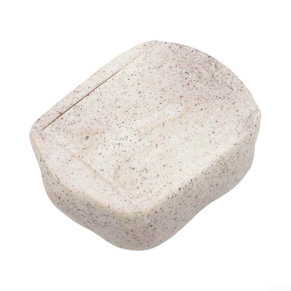 Caja para esconder llaves de roca falsa, 15,5 x 13 x 7 cm, resina