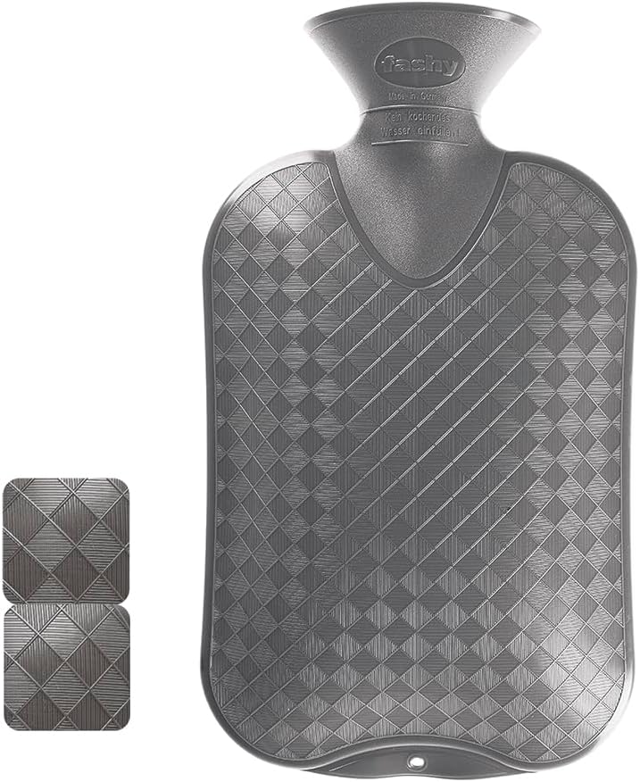 2.0 Litre Antrazite Plain Hot Water Bottle