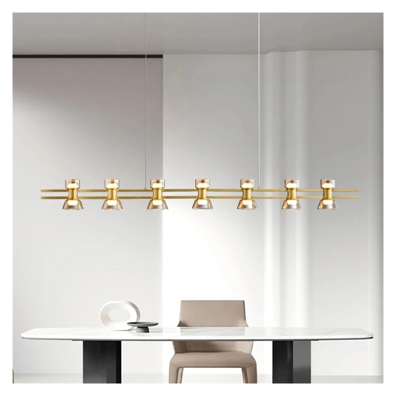 Kitchen Faucet en Verre LED scandinave Luxe Plafond Pendentif léger décoration Maison Lampes de Chambre à Coucher lanternes