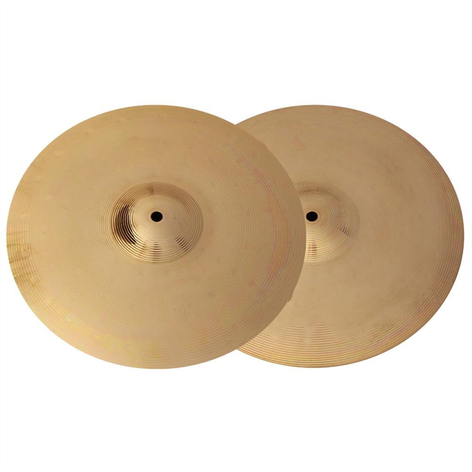 Tambour Cymbale Cymbales Hihat 14" 2 Pièces pour Batteur Cymbale