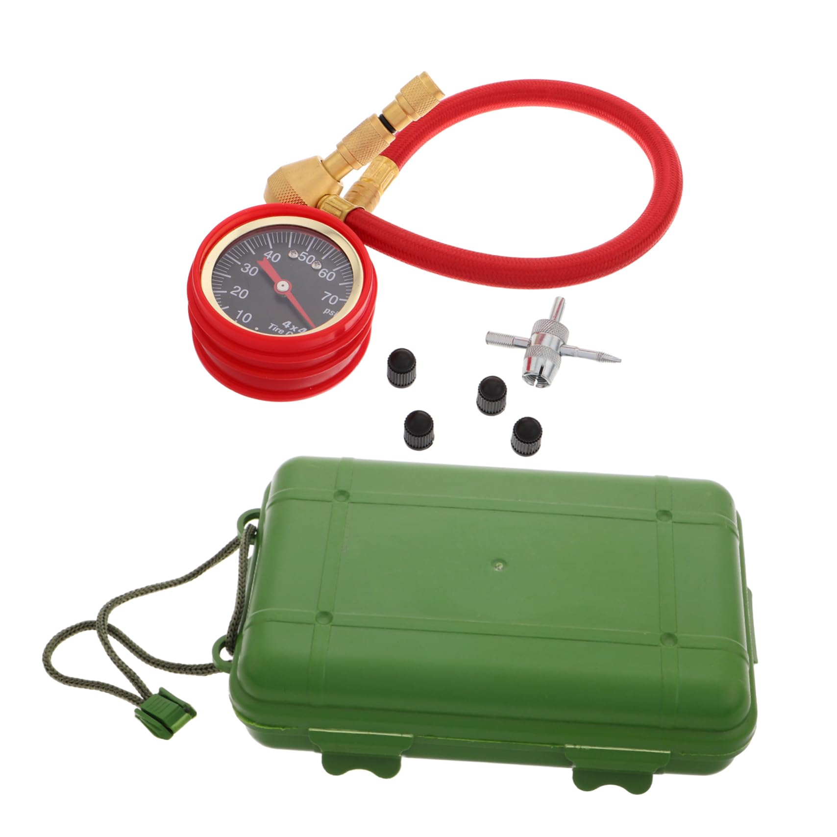 Manomètre à Cadran pour Pneus de Voiture, Lot de 1 Set