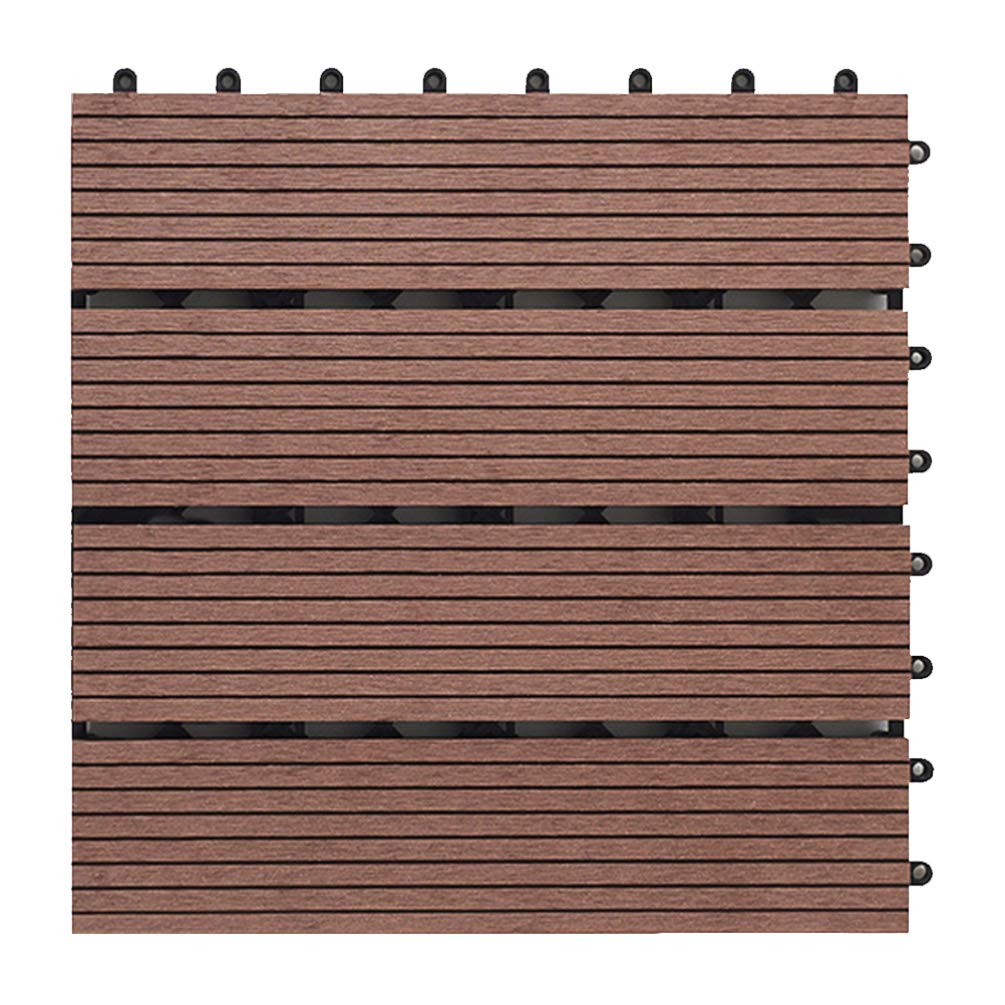 Buy Yardwe Patio Pavers Interlocking Wood Floor Tiles for Patio Balcony