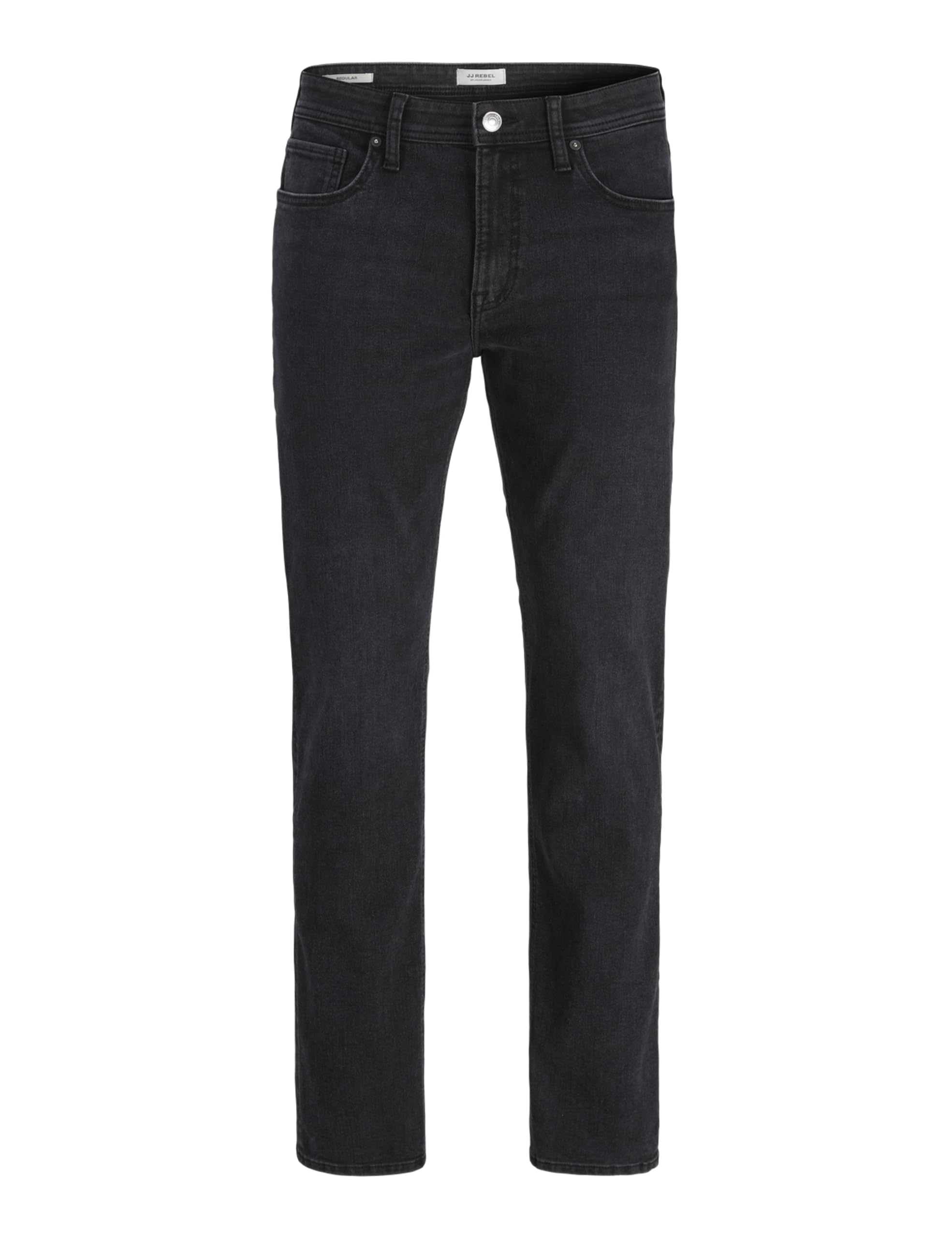 JJ REBEL Men's Jeans, Black Denim, 34 W/32 L