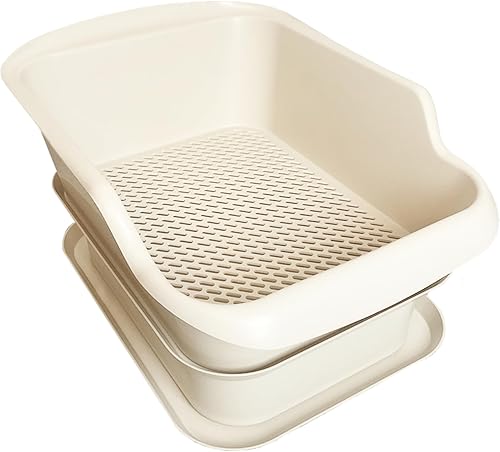 Mr. Catman Caja de arena grande para gatos con bandeja de almacenamiento extra grande integrada, eficiente sistema antiseguimiento y control de