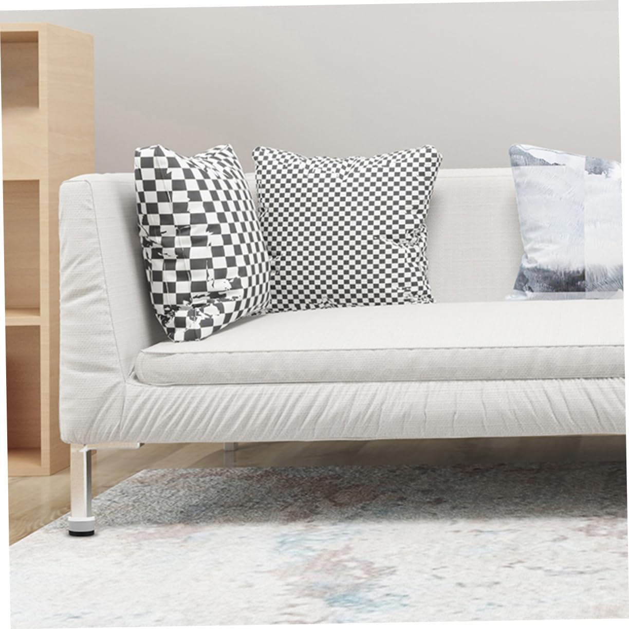 8pcs Furniture Leg Pads Non-Slip Pad for Furniture Legs Risers for Chairs Tables Sofas Couches