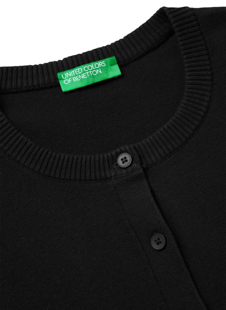 United Colors of Benetton Maglia Coreana M/L 1c19d502p Maglione Cardigan Donna (Pacco da 1)