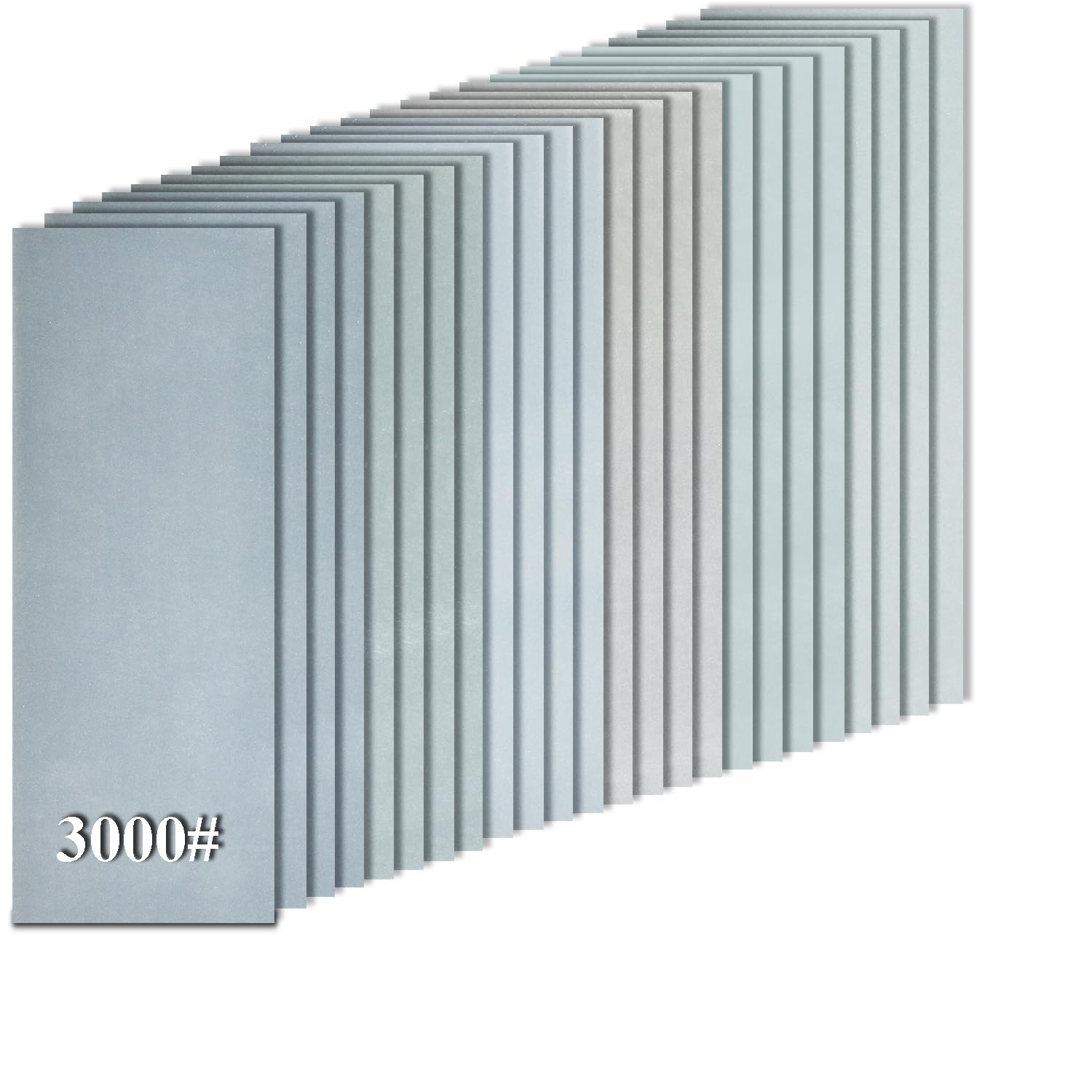 20PCS Sand Paper 3000 Grit Sandpaper Sheets, 9 x 3.6 Inch Wet Dry Sandpaper Sheets, Sand Paper for Metal, Wood Furniture, Automotive and Crafts