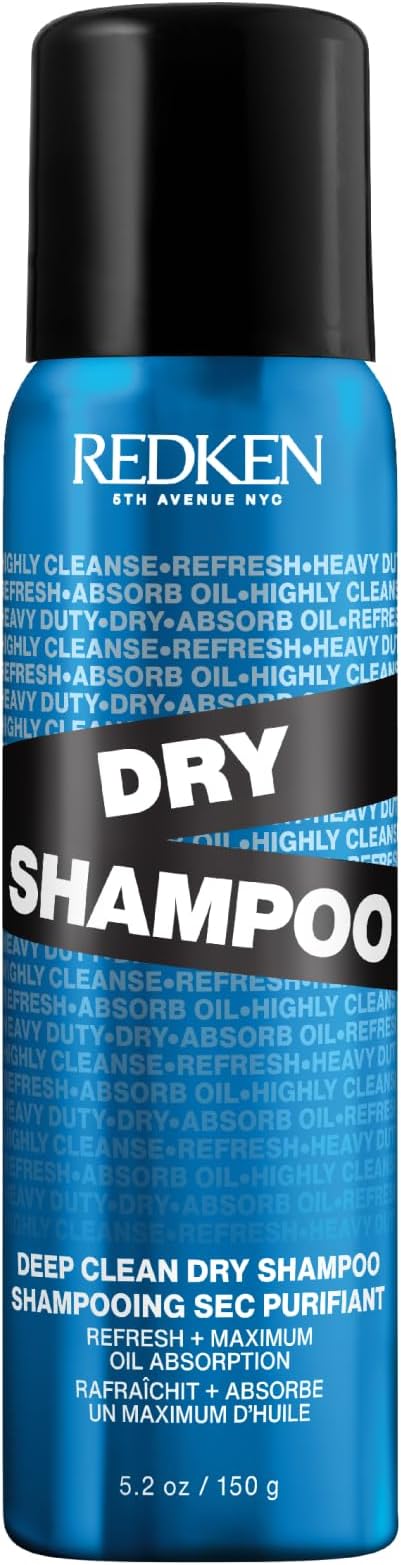 Redken Deep Clean Dry Shampoo For All Hair Types, For Dark or Light Hair - Instantly Refreshes and Absorbs Oil In Between Washes, No Buildup or Residue