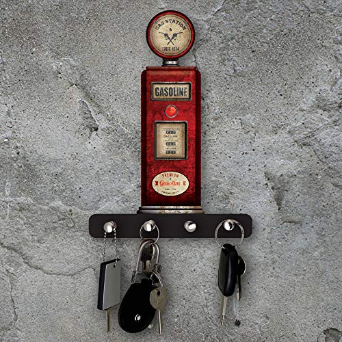 Porta Chaves Bomba de Gasolina 15x21x5cm