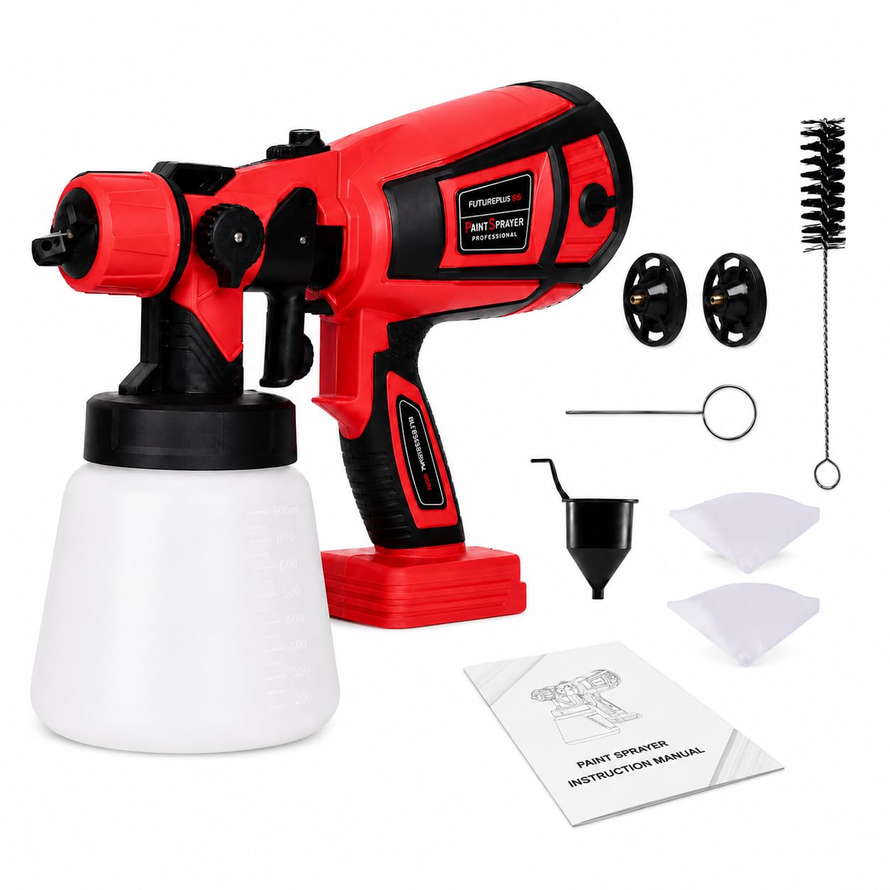 Sistema de pulverización de pintura a batería M18 18 V, 900 ml