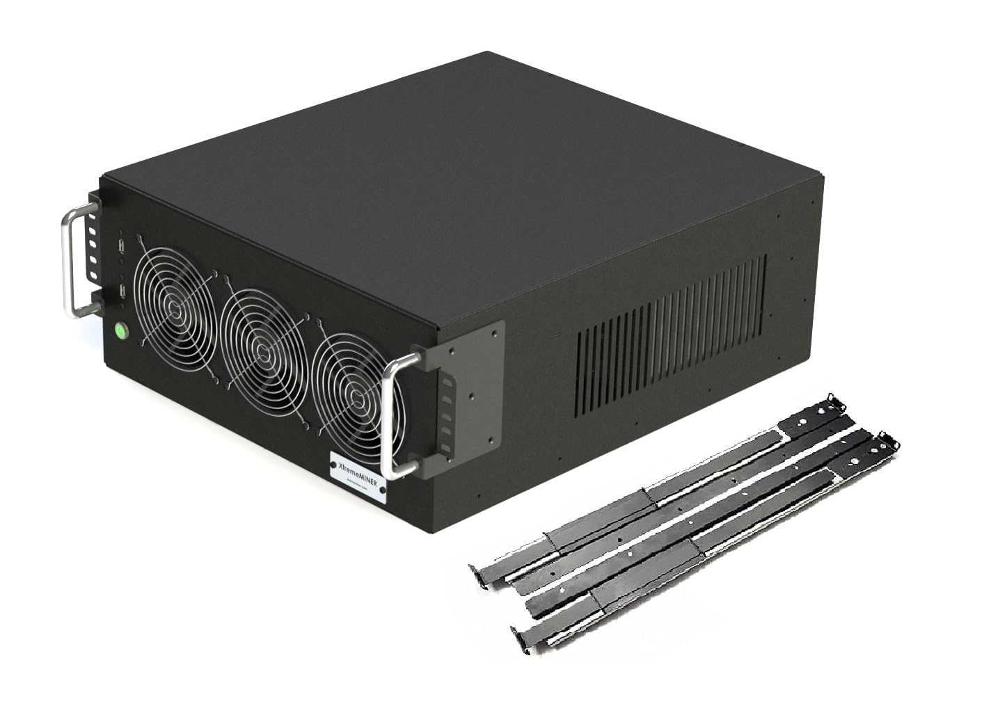 XtremeMiner U RackMount Server Case 4U ATX (with Telescopic Rail Kit)-image-6