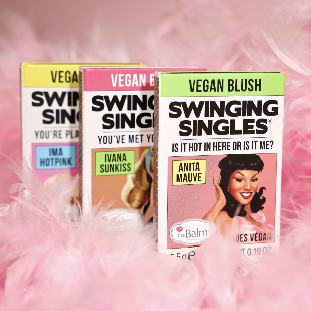 Amazon.com: theBalm Swinging Singles Blush/Shadow, Ima Hotpink
