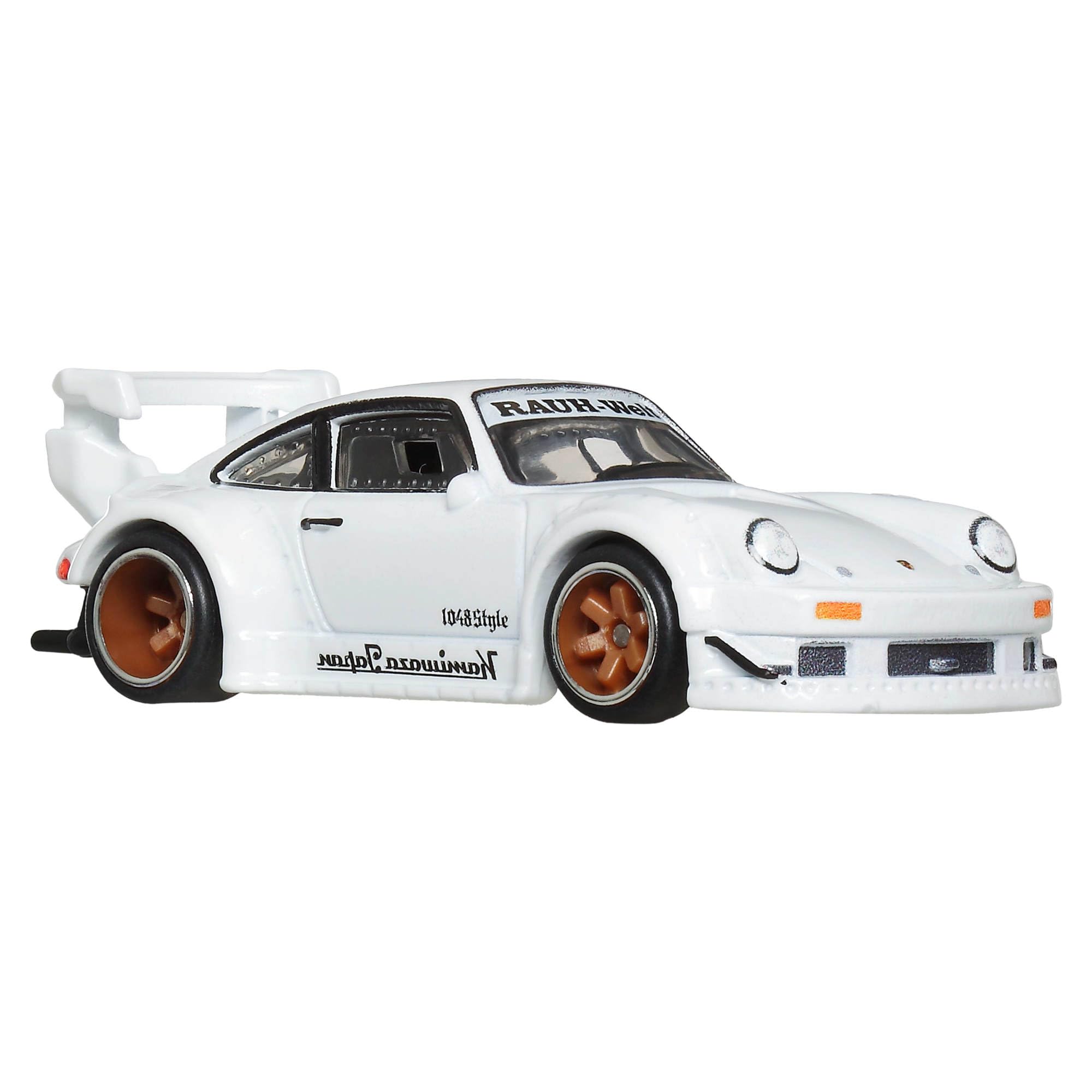 H Hot Wheels Premium Car Culture Kultowe auta Silhouettes Porsche 930 RWB Metalowy samochód zabawka w skali 1:64 z oponami Real Riders, JBK58