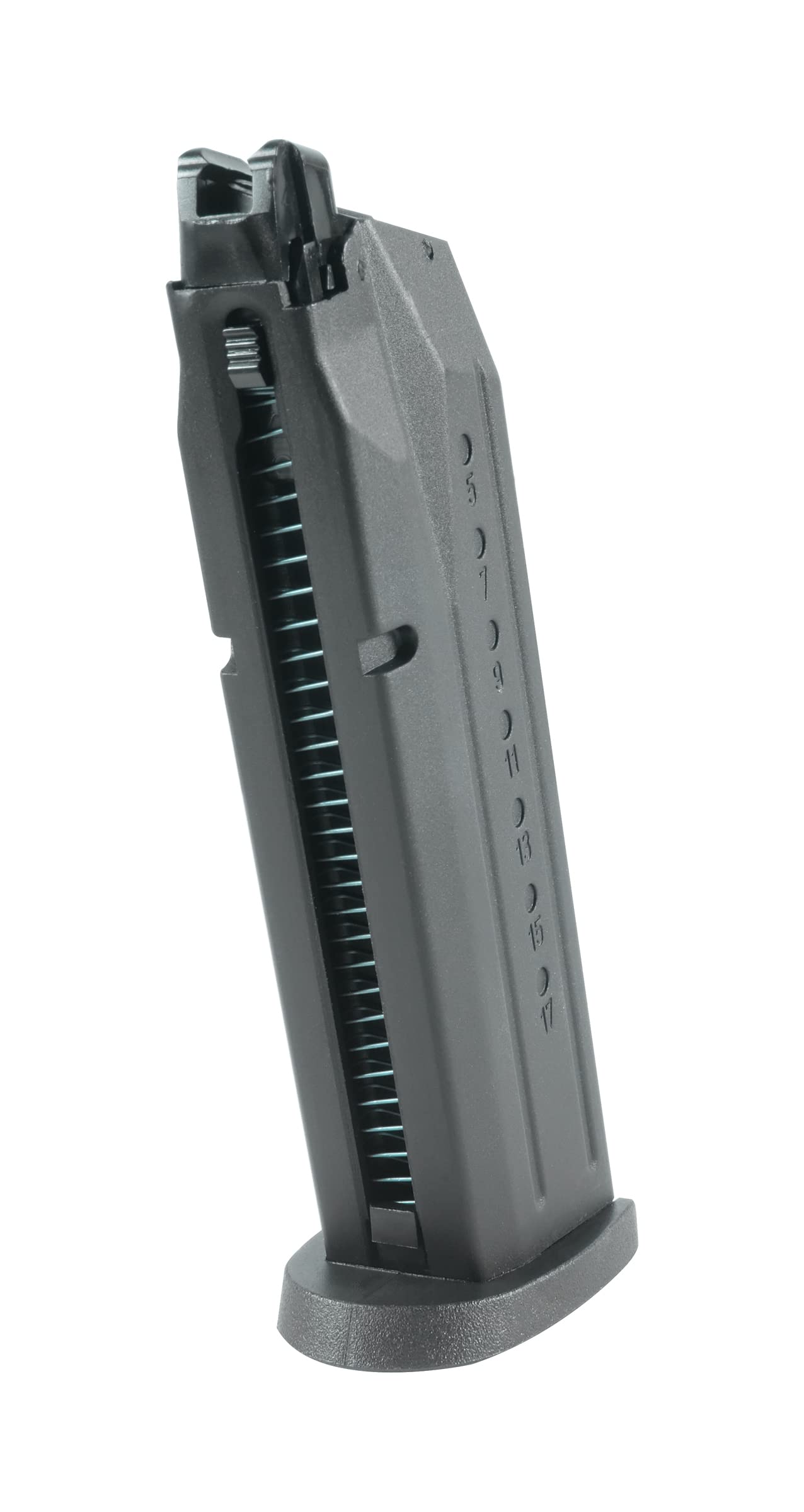 Umarex Smith &amp; Wesson M&amp;P 9 GBB 6mm BB Pistol Airsoft Gun Magazine,Black
