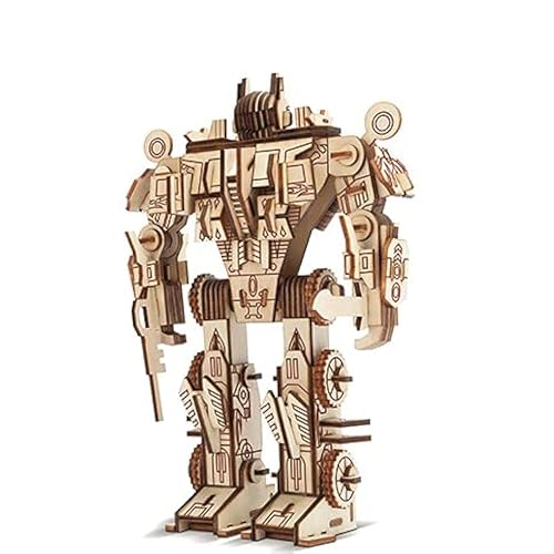 Robots 3D Puzzles,Robots 3D Puzzle,Roboter aus Holz,3D holzpuzzle Kinder,Robot