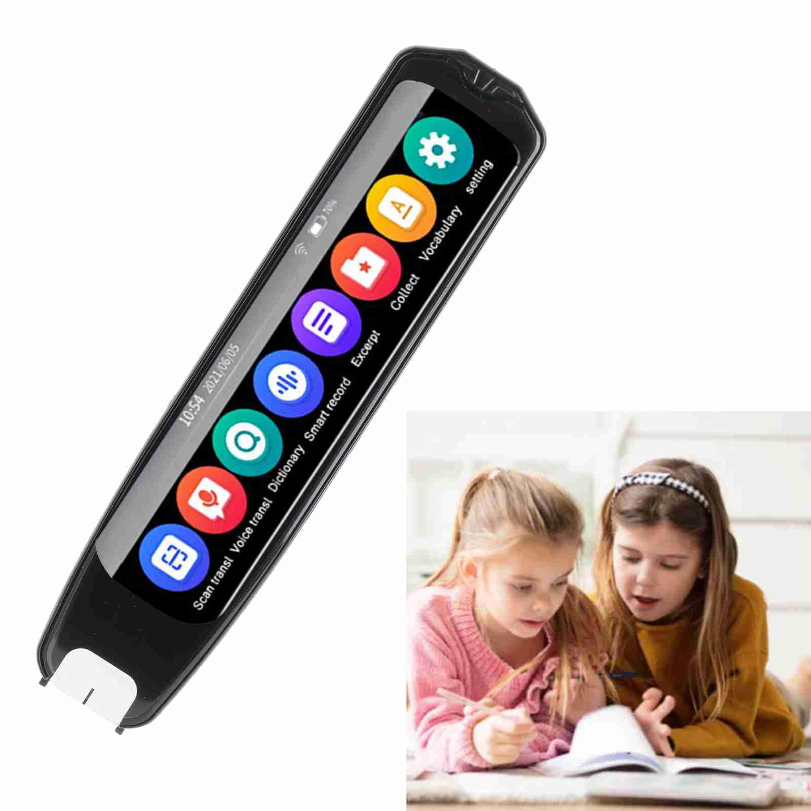 Bolígrafo Traductor Inteligente, para Aprendizaje de Idiomas, 113 Idiomas en Línea, 8 Sin Conexión, Diccionario Electrónico, Escanear Libros de Texto, Función de