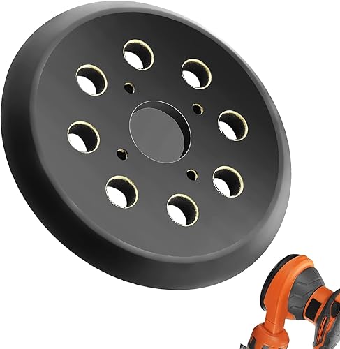 Reemplazo de almohadilla de lijado de 5 pulgadas, compatible con lijadoras de órbita aleatoria Ridgid R2600, R2601