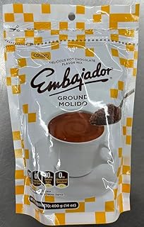 Embajador Ground Molido Hot Chocolate Flavour Mix 14oz