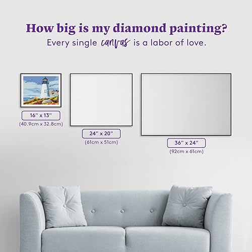 Miniatura 122 de DIAMOND ART CLUB - Juego de pintura con diamantes, lienzo de Vitral de flores”, lienzo redondo 5D para principiantes, divertidas manualidades