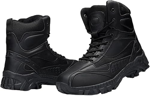 Miniatura 2 de Kervaky Botas tácticas militares para hombre, botas de trabajo, botas de desierto, botas duras, botas de senderismo, botas de combate, botas