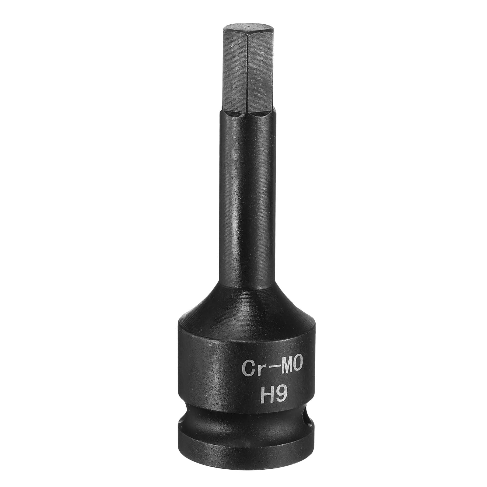 Llave de vaso de impacto de 9 mm H9 en acero CR-MO de alta resistencia uxcell