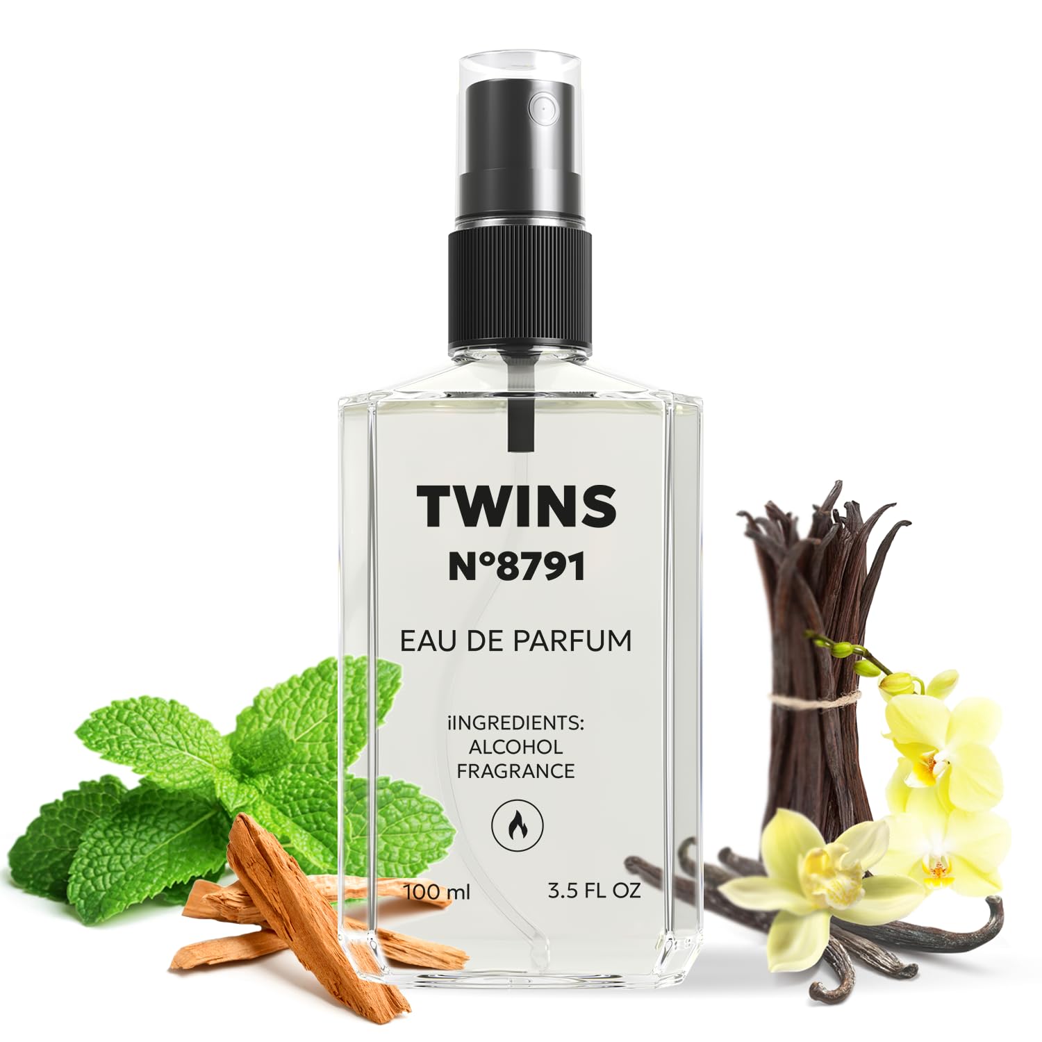 TWINS No.8791 | Perfume for Women Eau de Parfum | 3.4 Fl Oz / 100 ml