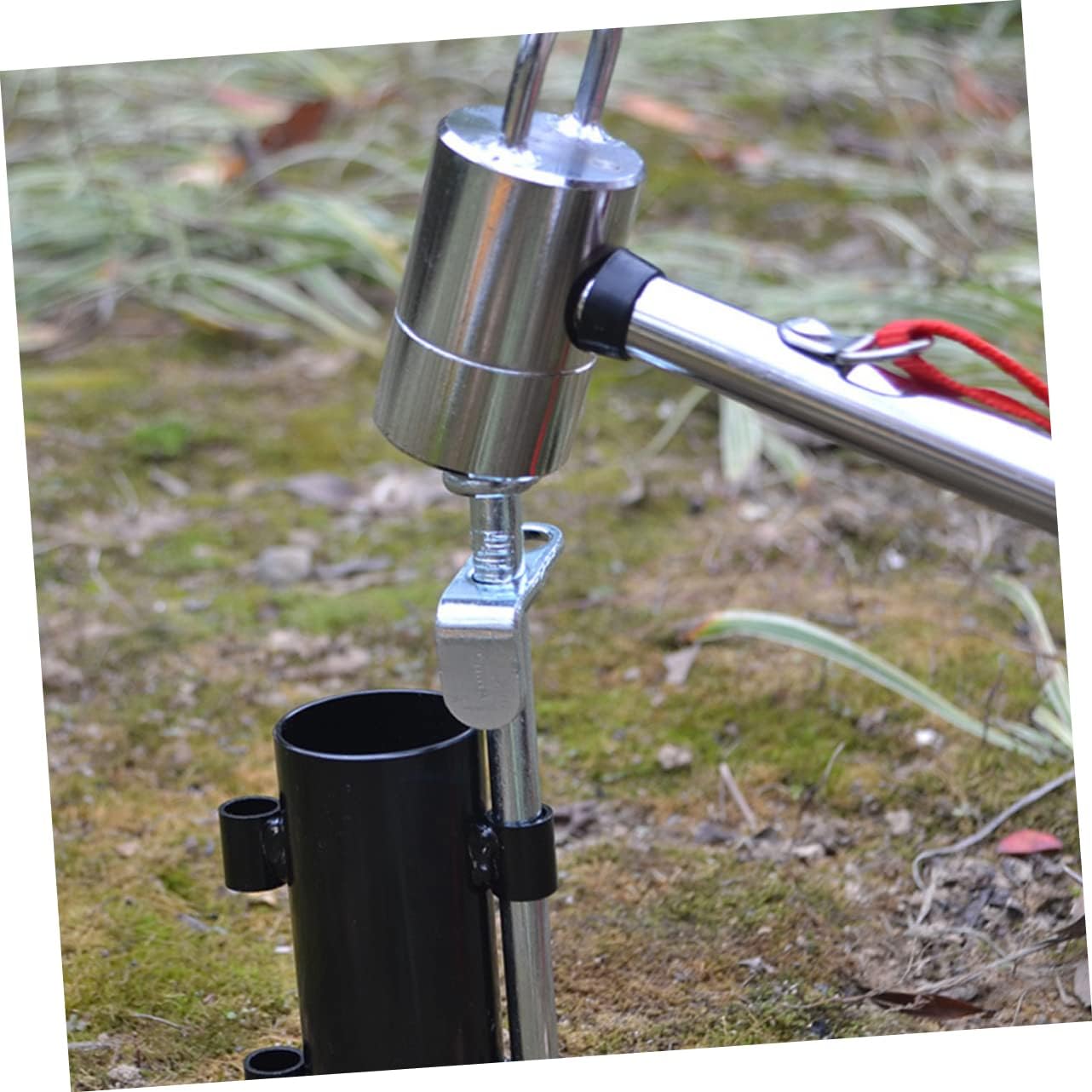 2pcs Canopy Pole Holder for Tent Awning Easy Installation Camping Supplies Canopy Tent Pole Support for Outdoor Activities image 2