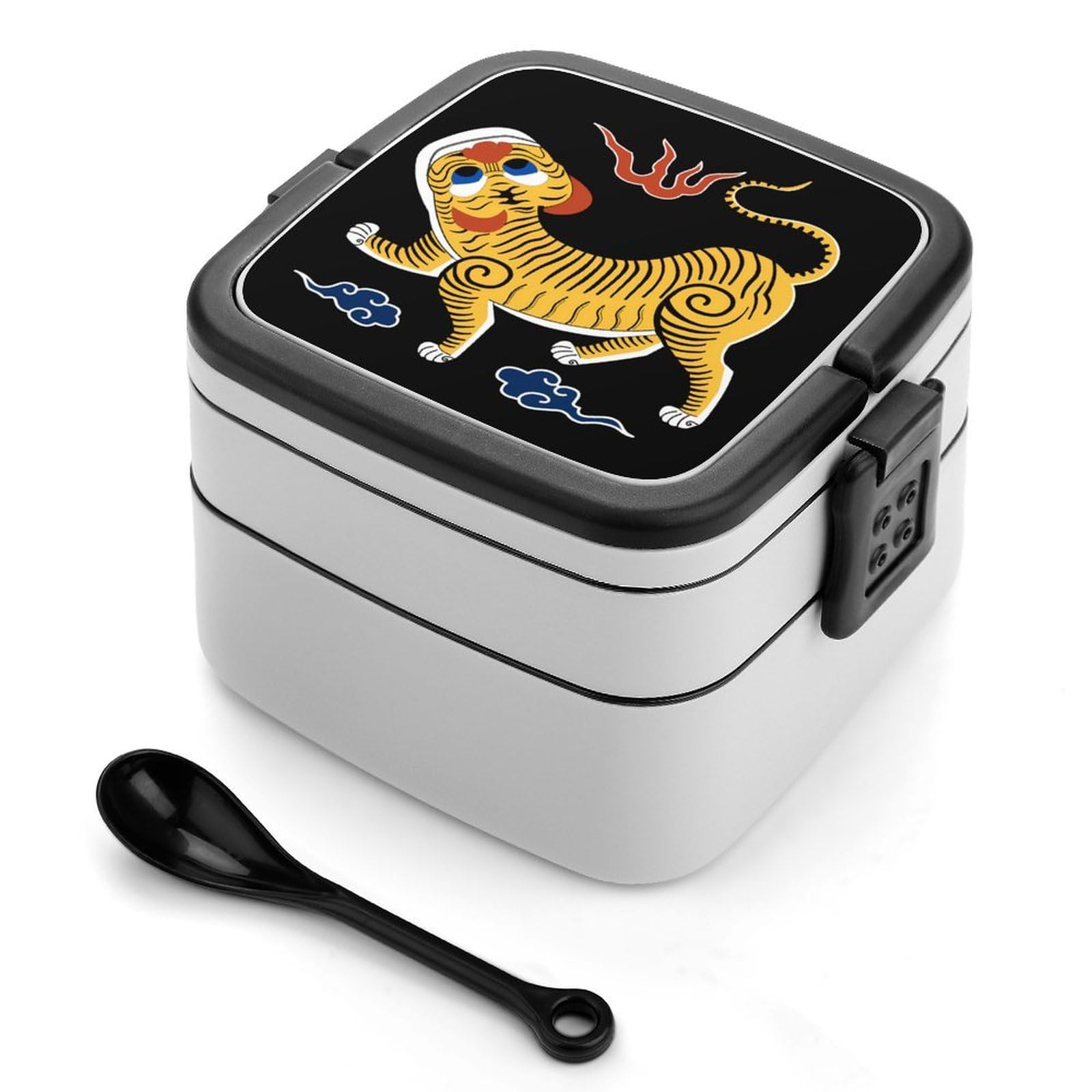 CGSBNGHA Republic of Formosa Flag Bento Lunch Box 2 Layer Lunchbox Food Container for Adults Office