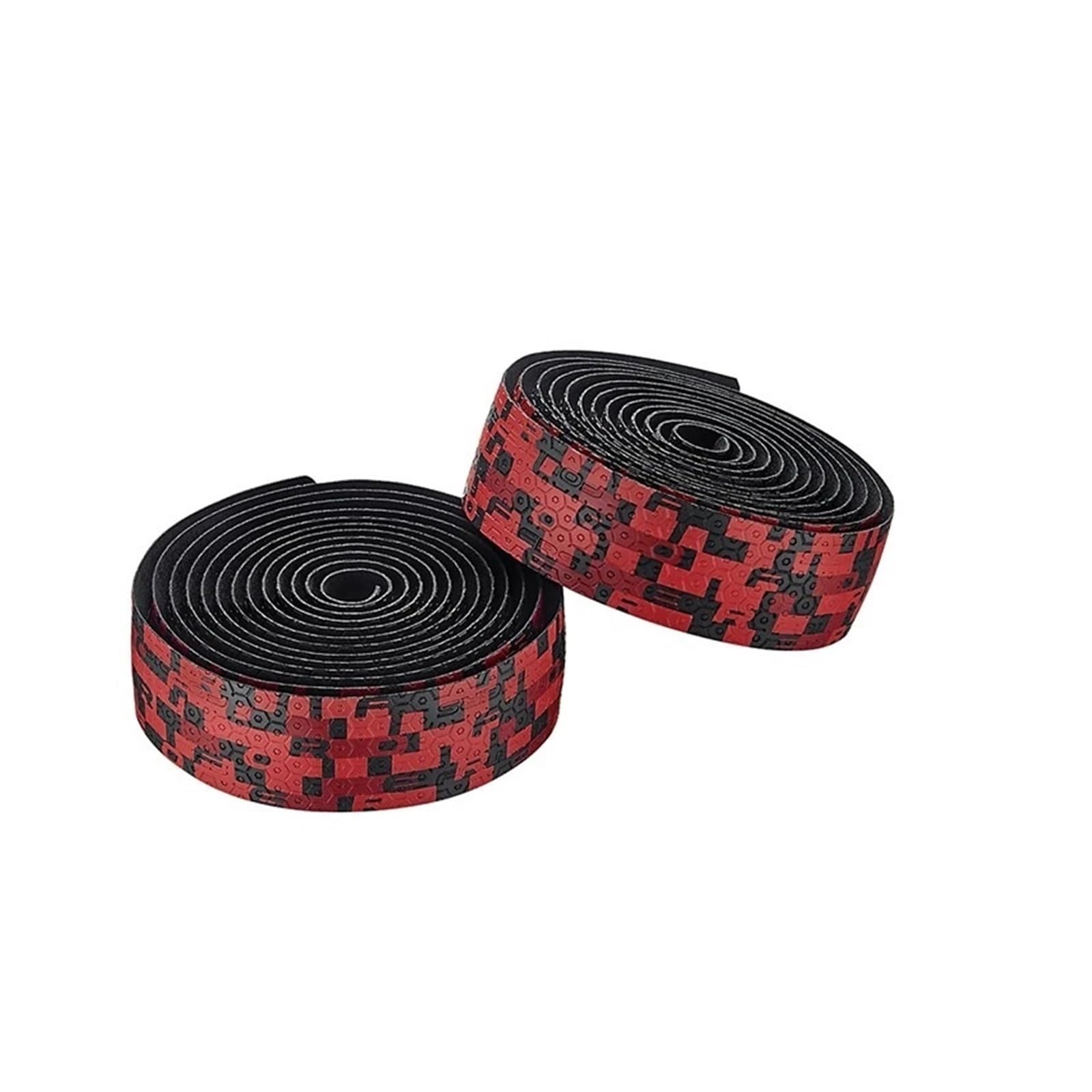 Rutschfestes Lenkerband Motorrad PU-Fahrrad-Lenkerbänder Fortschrittliches Rennrad-Lenkerband Radfahren(Black 1 pair)