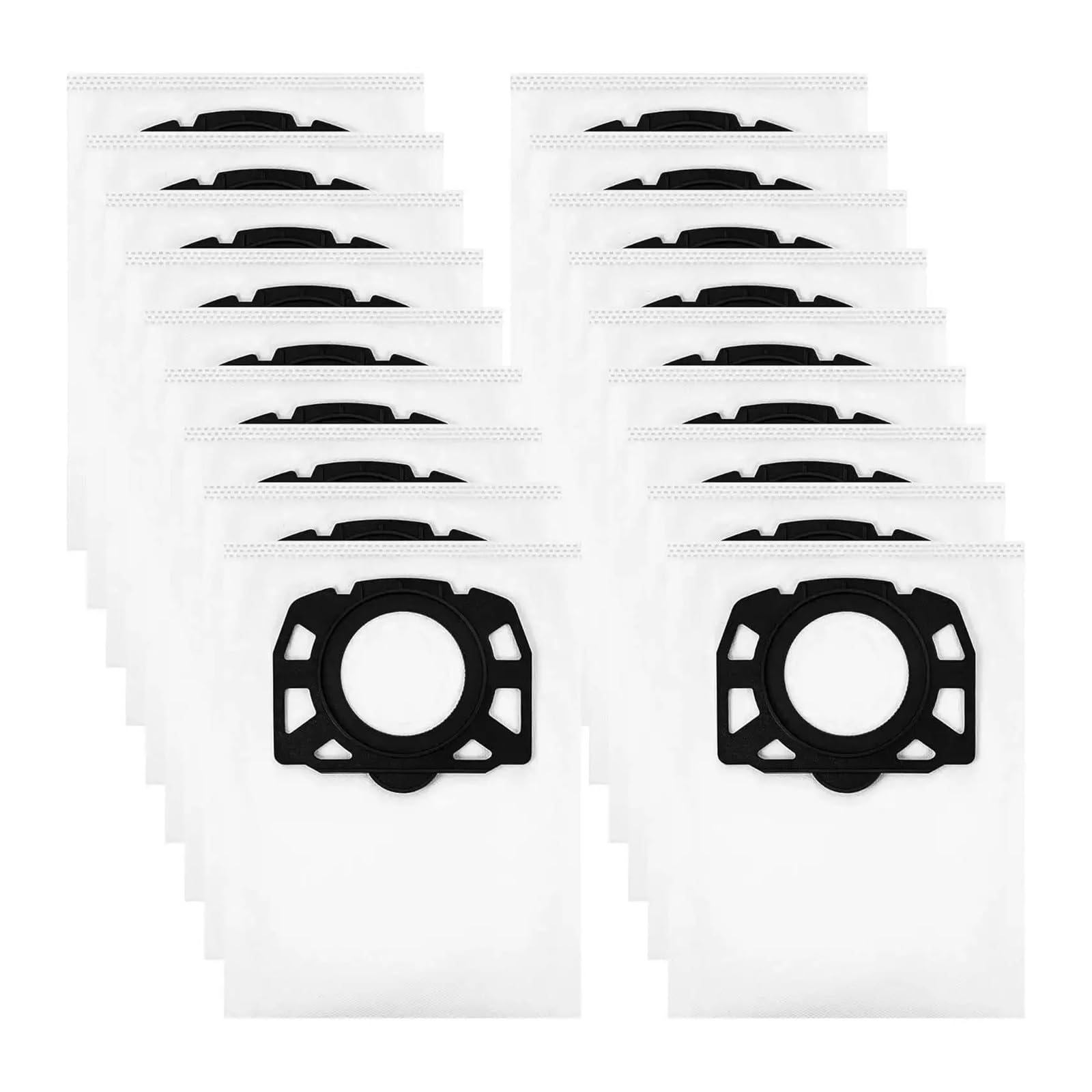 EEZII Vacuum Dust Bags, Compatible For Karcher, 2.863-314.0 KFI 357,WD 2 Plus,WD 3,WD3S,KWD 1,KWD 2,KWD 3,MV 3,SE 4001,SE 4002 Vacuum Cleaner(18 dust bags)