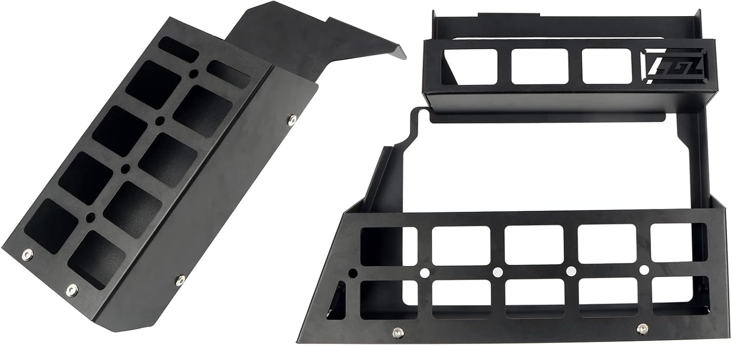 ITrims Rear Cargo Rack for Land Rover Defender 2020 2021 2022 2023 Interior Luggage Carrier Modular Storage Frame Box Basket Trunk Shelf Hanging Boards Organizer Kit Aluminum Alloy 2PCS