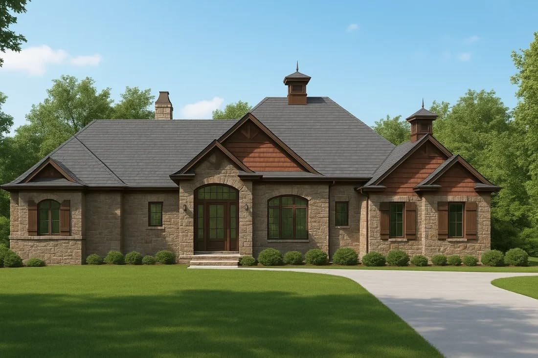 9-1811 House Plan - Luxury House Plan with 2-Story Layout, 4 Bedrooms & CAD Designs