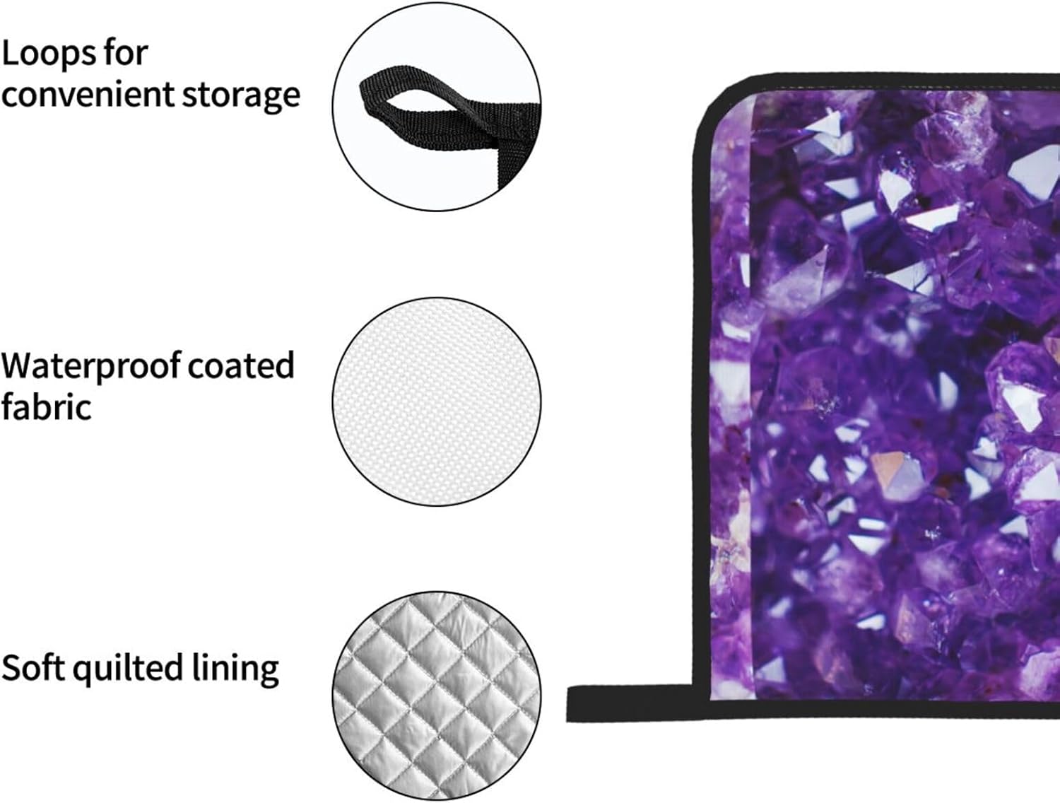 Red Crystal Diamond (3) Kitchen baking four piece set, fit for cooking and baking, oven, microwave, and outdoor barbecue