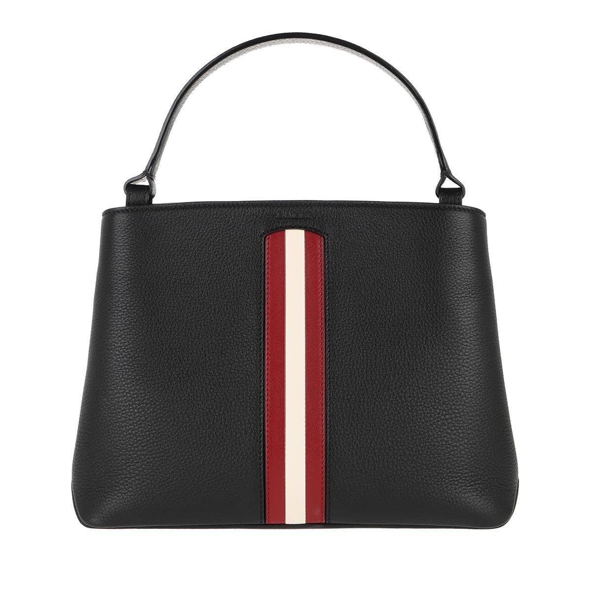 Bally Maddye Ladies 6232614 Black Leather Shoulder Bag