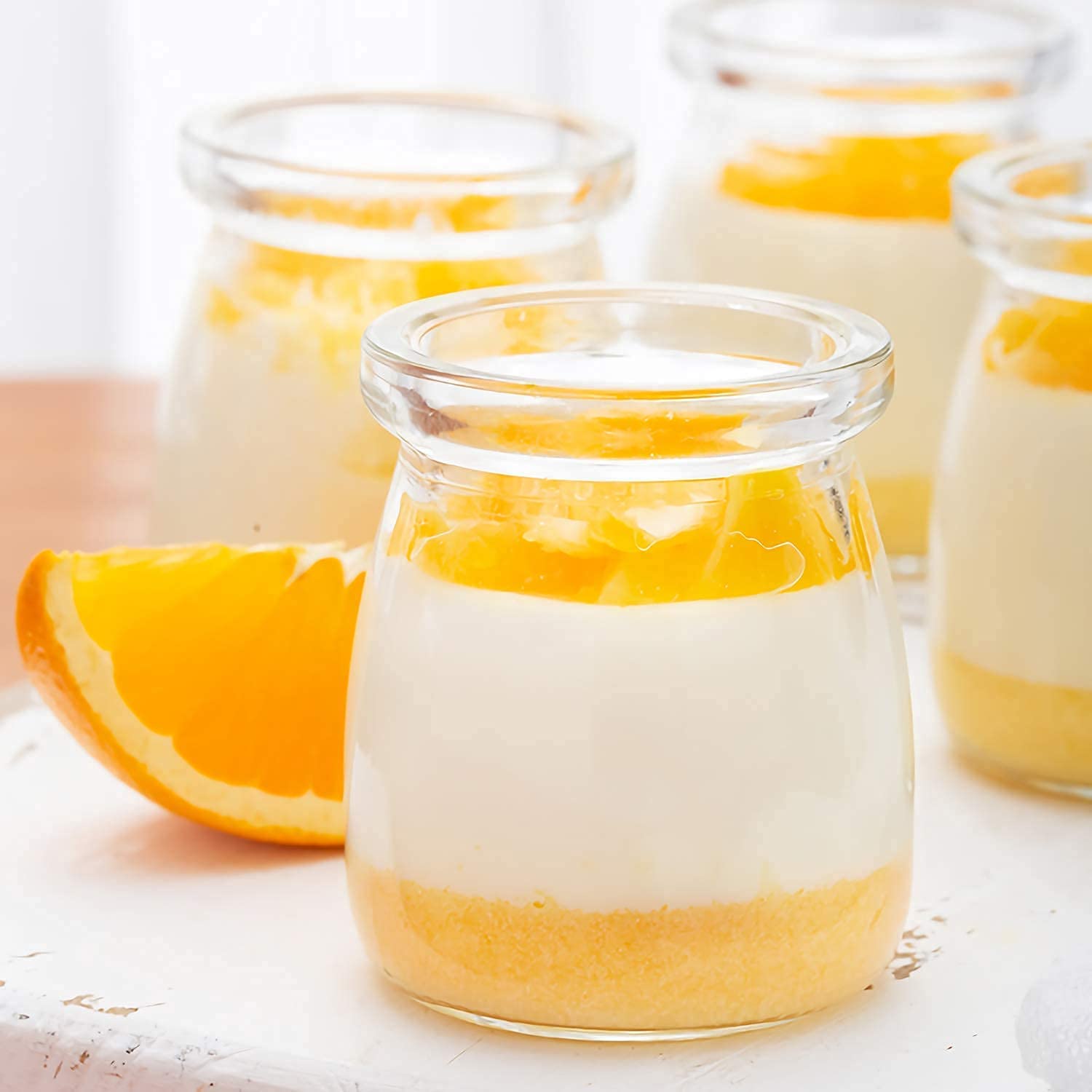 Lawei 30 vasos yogurtera de Cristal 200 ml vacío Vaso Yogur con Tapa Vaso Postre con Tapa Tarros de Conservación Para yogurtera y robot de cocina