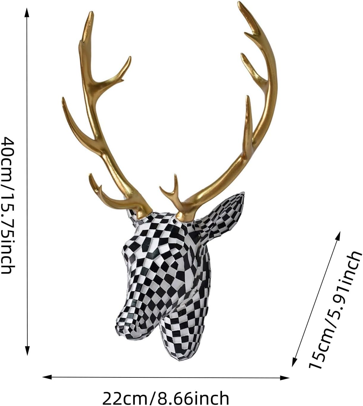 ハンティングトロフィー オブジェ 壁掛けインテリア 動物の頭 羊の頭