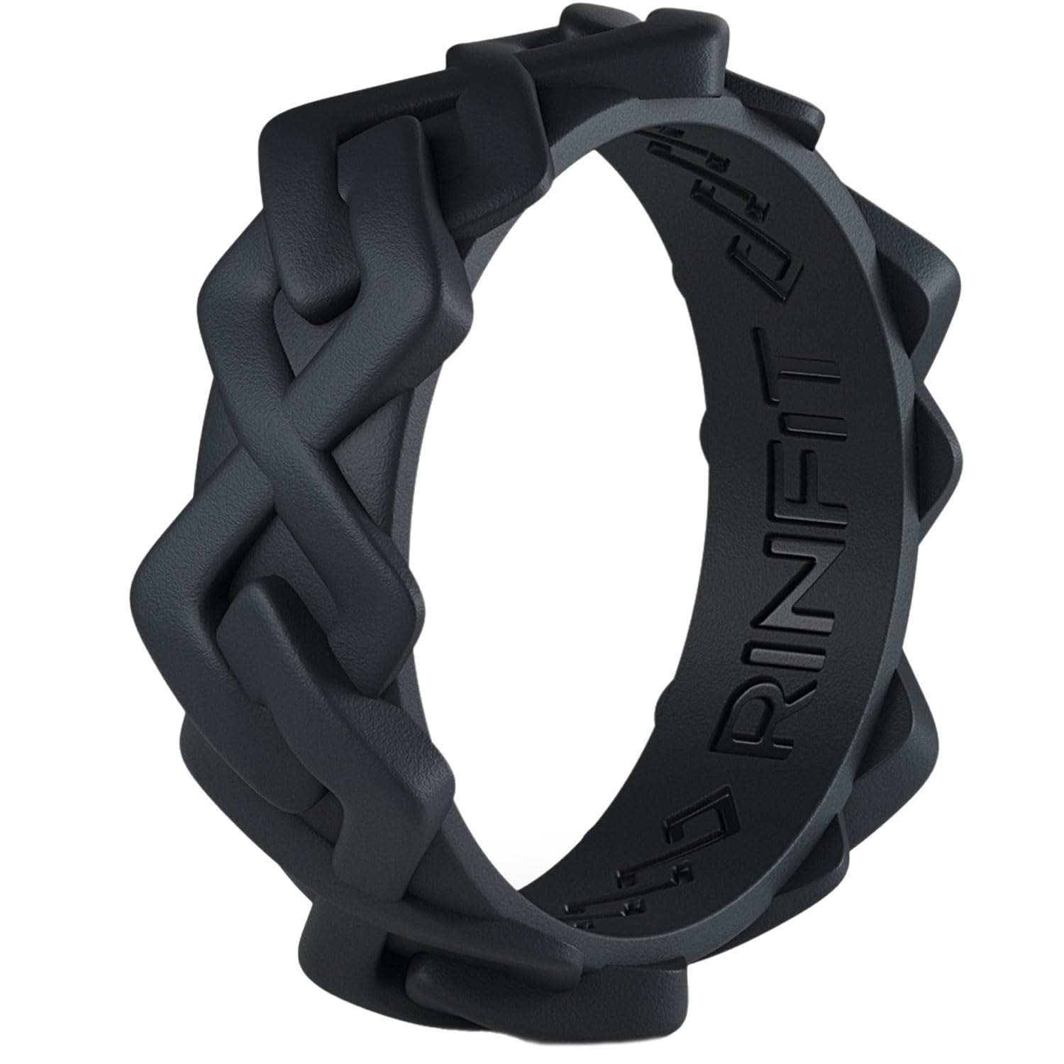 Rinfit Women Silicone Wedding Band 6mm Wide, 2.5mm Thick - Rubber Wedding Rings for Women - Promise Rings for Her - Space Collection