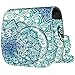 Fintie Protective Case Compatible with Polaroid PIC-300 / Fujifilm Instax Mini 7s Instant Film Camera, Emerald Illusions