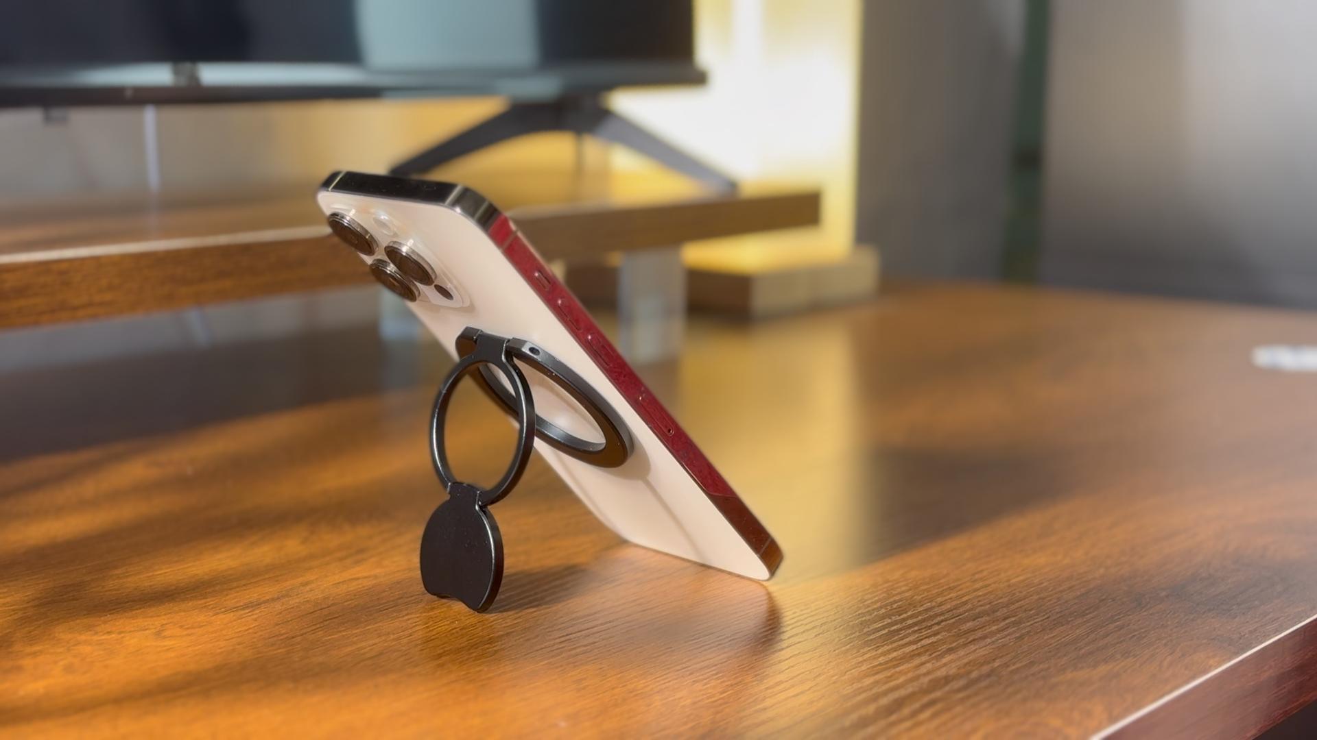 SUPERONE Supporto Magnetico MagSafe Per IPhone - Anello Regolabile 360° Con Presa E Cavalletto, Rimovibile Per Ricarica Wireless - 2